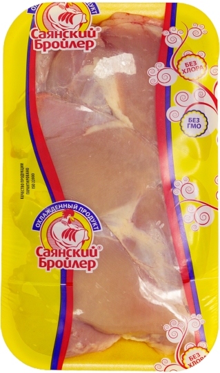 Мясо бескостное бедра без кожи охлажденное