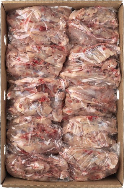 Набор грудных и ключичных косточек цыплят-бройлеров замороженный